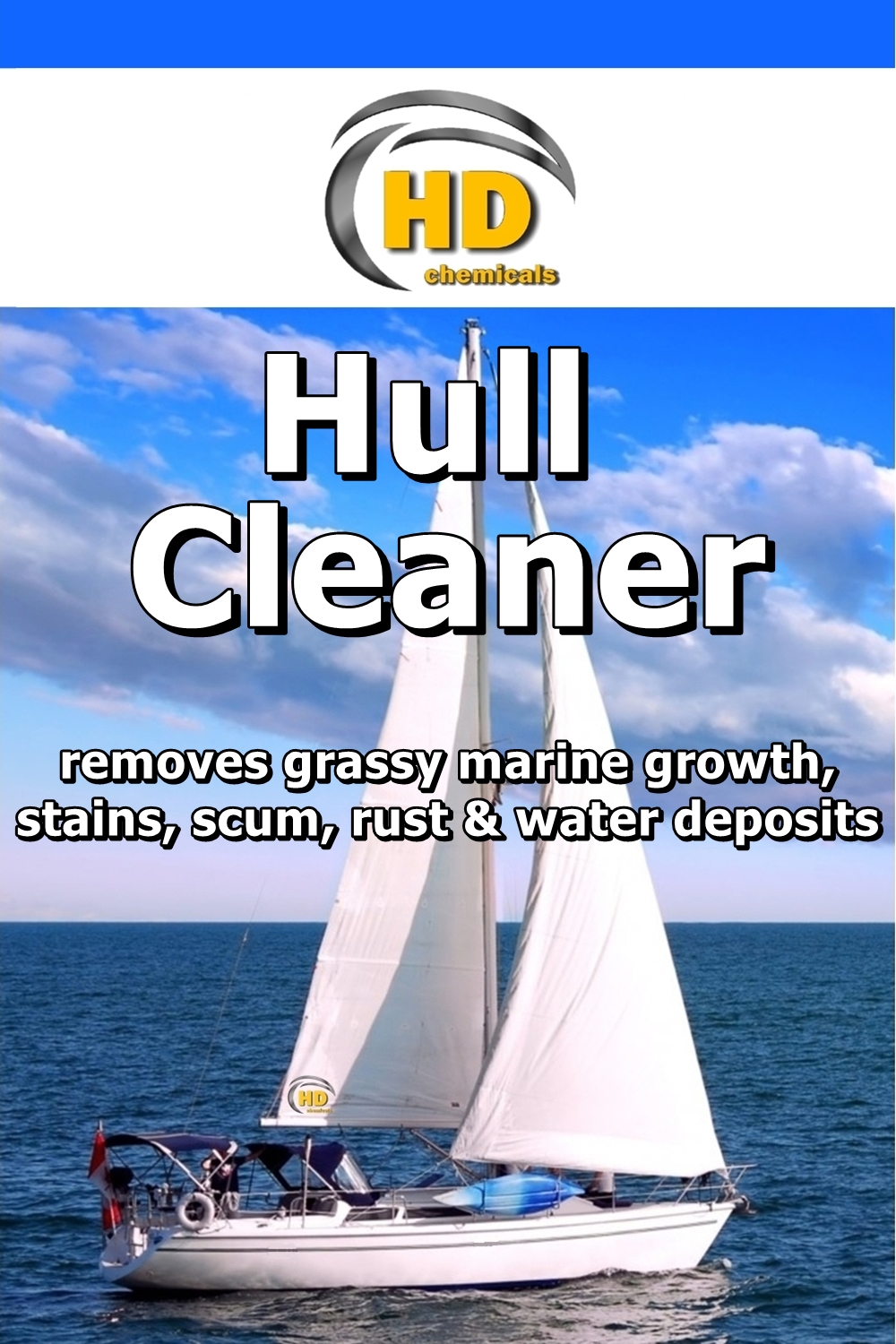 GRP / HULL CLEANER hdchemicals, paint stripper, antifouling paint